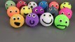 Many Playfoam Happy Sad Smiley Face Surprise Eggs Marvel Avengers Animals Colored Playfoam Face