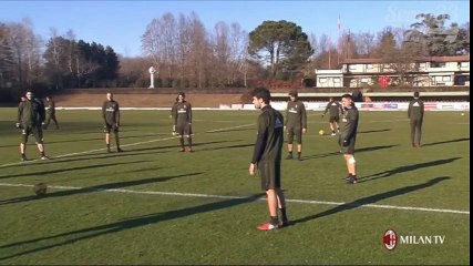 Milan training session 24-01-2017