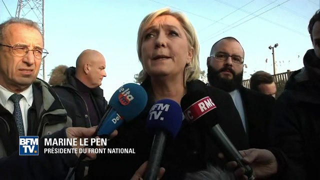Pour Marine Le Pen, il faut qu' on maitrise nos frontières pour éviter l'arrivée de clandestins