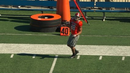 Senior Bowl practice: O.J. Howard makes one-handed grab