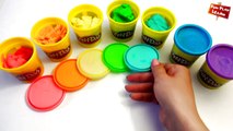 Играть и изучать цвета радуги с пластелина | как сделать Play-doh Радуга легко