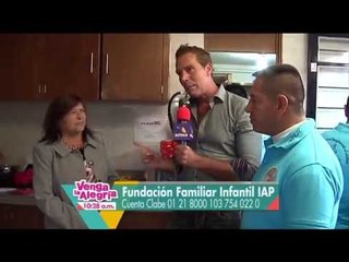 ¡Raúl Osorio repartió 200 kilos de alimentos en una fundación!
