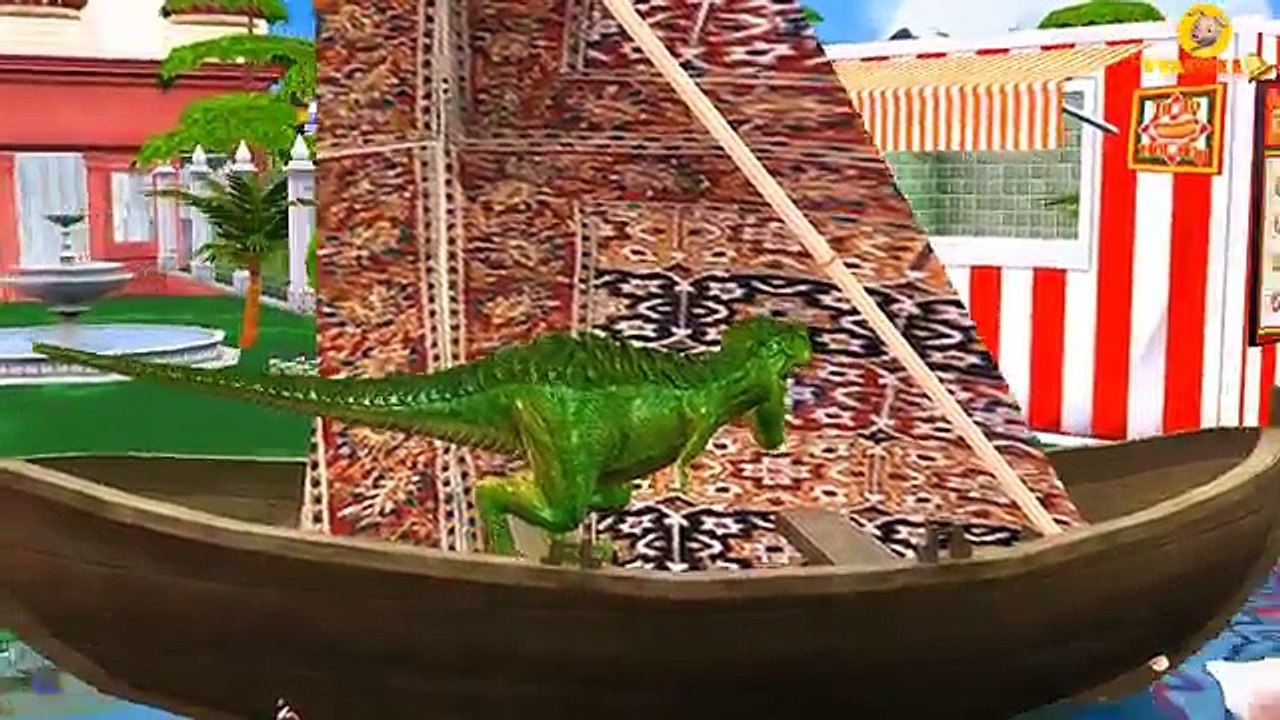 Flying Dinosaur Animals Finger Family Song | Baby Finger Family with Animal Cartoons for Children