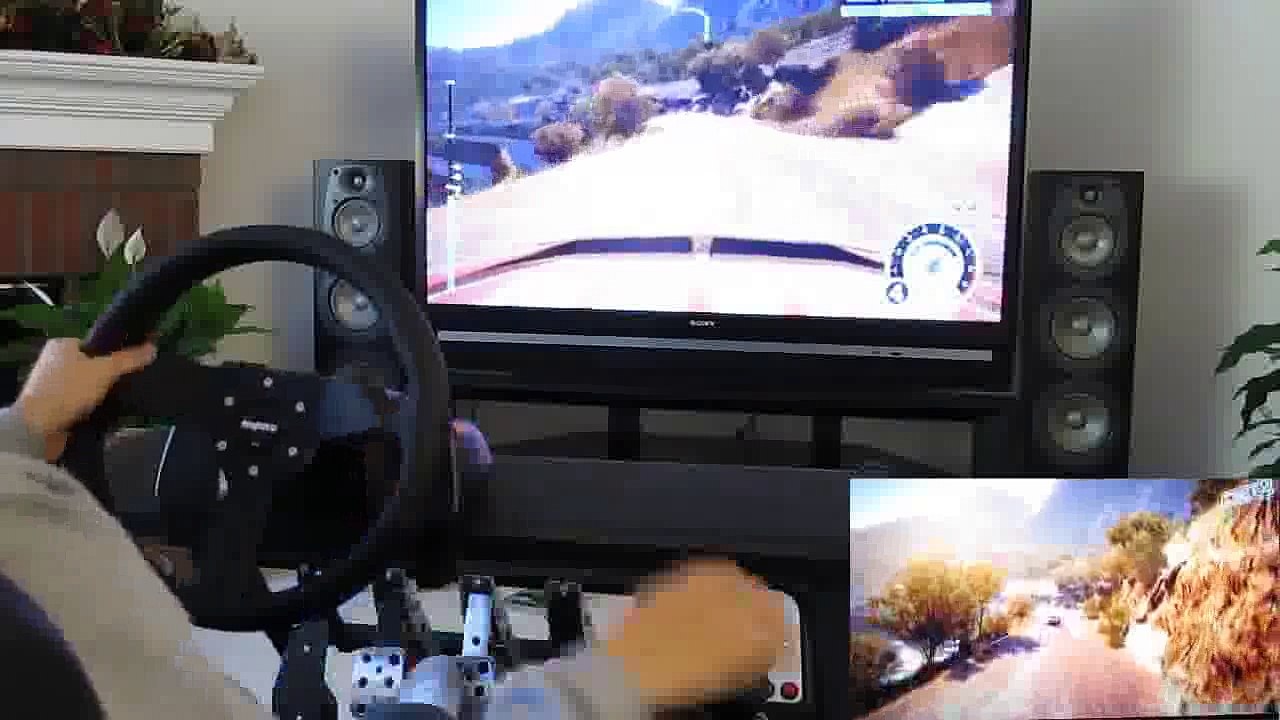 Dirt 2 Logitech G25 custom cockpit!