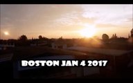 Boston sunrise NIBIRU rising with our sun Jan 4 2017