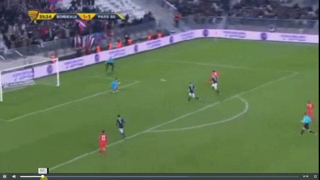 Cavani Goal - Bordeaux vs PSG 1-2 24.01.2017 (HD)