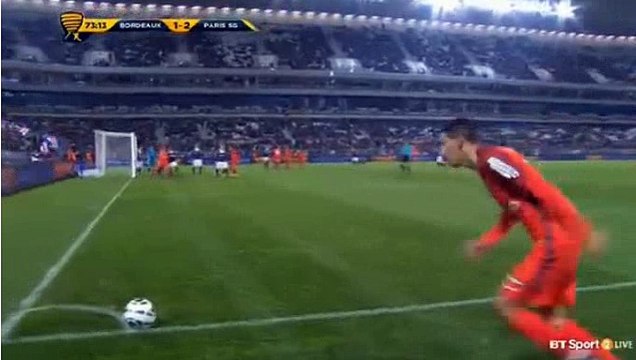 Edinson Cavani Second Goal HD - Bordeaux 1-3 PSG 24.01.2017