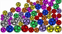 Паук цветные шарики ямы шоу для детей учим цвета с Человек-Паук шар для детей
