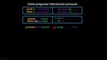Lesson 09 S(EXTRA 4) Preguntas de Información Personal