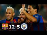 FC Barcelona vs Manchester City 12-5 All Goals in UCL 2014-2016 HD 1080i