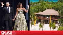 The Obamas Vacation at Richard Branson's Private Island in Paradise