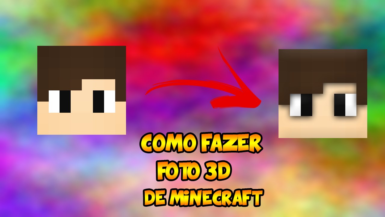 Tutorial-Como fazer foto 3d de minecraft ‹Bacon u.u ›