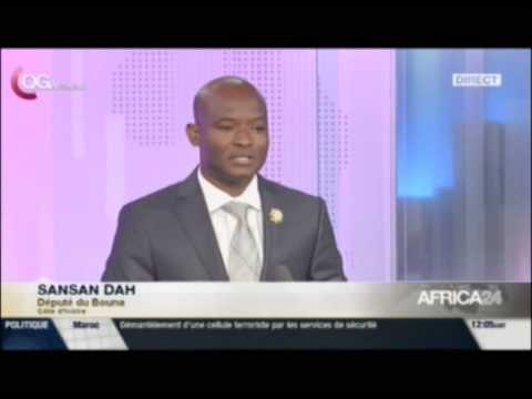 Interview/ Dah Sansan députés de Bouna et candidat au congrès du RJR sur le plateau de Africa24