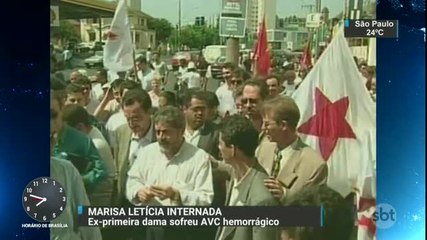 Mulher do ex-presidente Lula sofre AVC