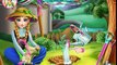 Анна Frozen Игры—Анна из Холодное сердце ухаживает за цветком—Онлайн Видео Игры Для Детей Мультфильм