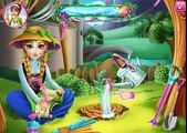 Анна Frozen Игры—Анна из Холодное сердце ухаживает за цветком—Онлайн Видео Игры Для Детей Мультфильм