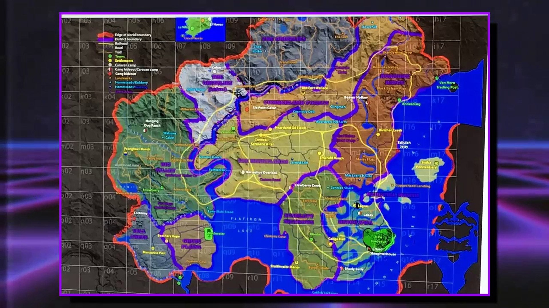 Mapa vazado do Red Dead Redemption 2? Será?  Confira aqui