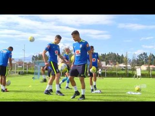 Seleção Sub-20 faz ultimo treino em Riobamba