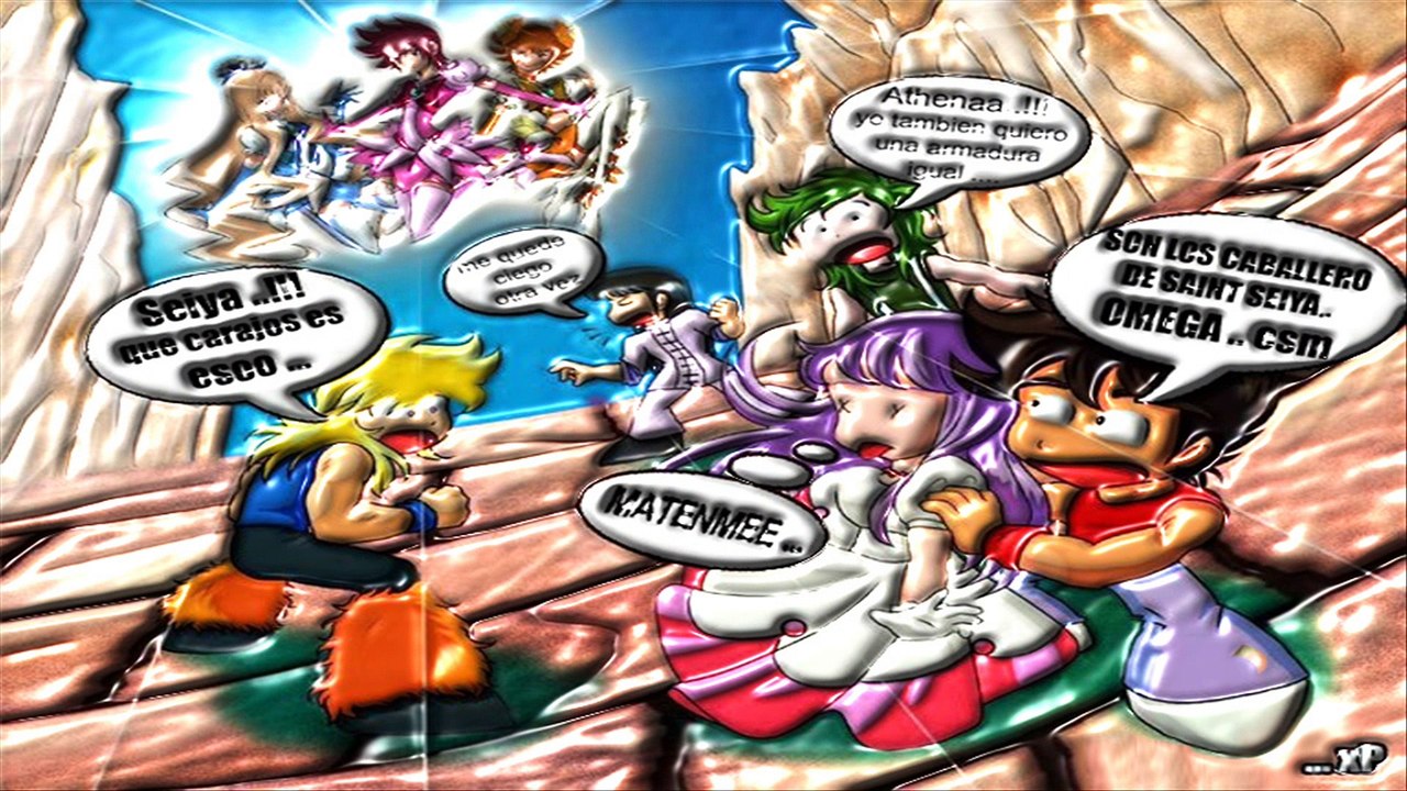 Saint Seiya Omega Armaduras Parodia