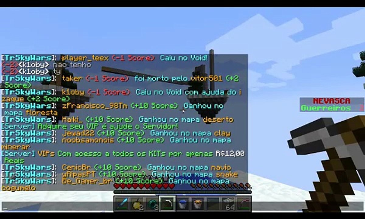 sou tao ruim em sky wars !?