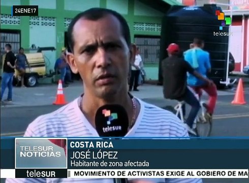 Costa Rica reconstruirá zonas afectadas por huracán Otto