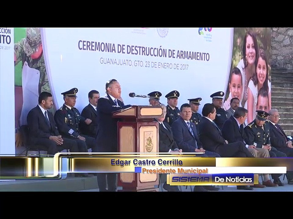 destruccion de armas