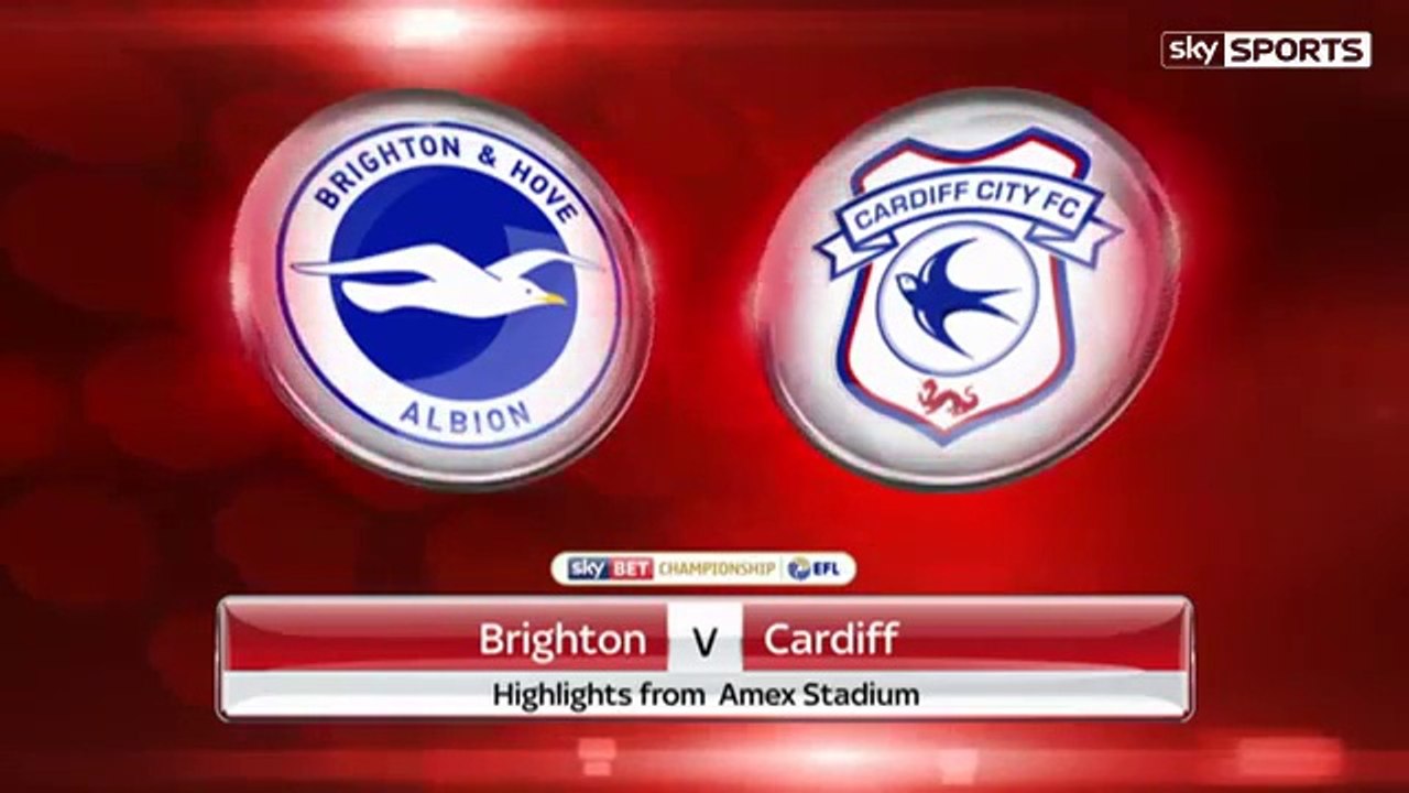 All Goals & Highlights HD -Brighton 1-0 Cardiff City - 24.01.2017