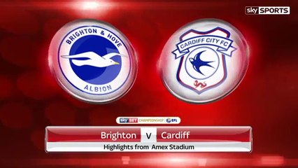 All Goals & Highlights HD -Brighton 1-0 Cardiff City - 24.01.2017