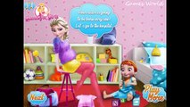 Disney Princess Elsa and Anna With New Born Babies - Frozen Princess Games