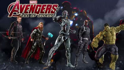 Avenger Age Of Ultron new Finger Family | Nursery Rhyme for Children | 4K Video