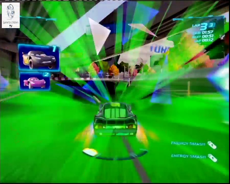 Cars 2 Game - London Race Carbon Fiber Lightning Mcqueen - Terminal Sprint - Disney Car Games