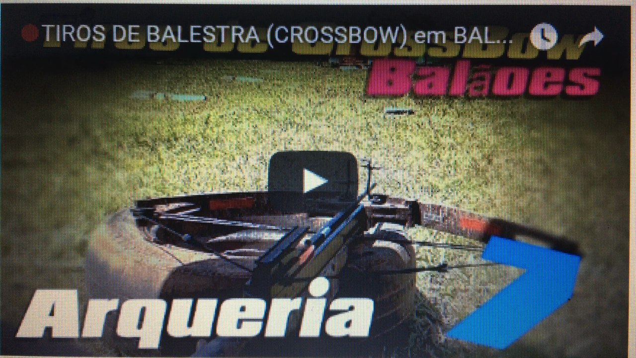 TIROS DE BALESTRA (CROSSBOW) em BALÕES - Arqueria #07