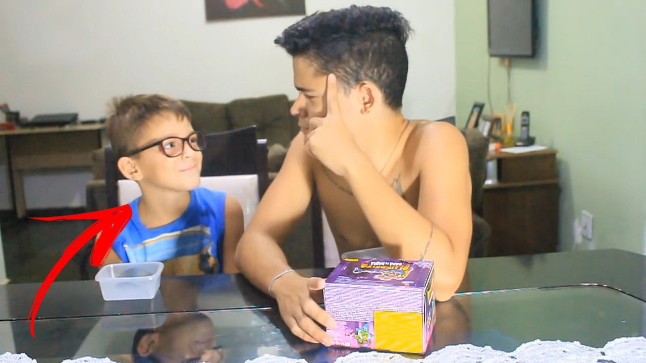 MEU IRMÃO QUASE CHOROU EM UM DESAFIO !!!