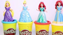 Disney Princess Magiclip Dolls Play Doh Dress How to Make Playdough Dress Hasbro Toys