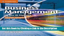 Read Ebook [PDF] Business Management for the IB Diploma Coursebook Download Online