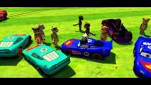 Talking Tom Colors Nursery Rhymes Lightning McQueen Epic Party! Animation for Children w/ Kids Songs