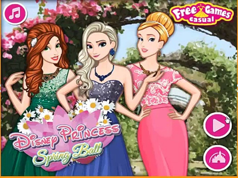 Disney princess spring ball game , nice game for kids , fun game for childrens , best game for child