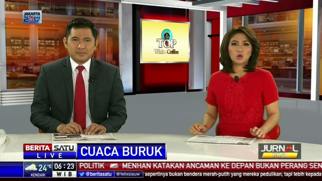 Hujan Deras Disertai Angin Sebabkan Banjir di Yogyakarta