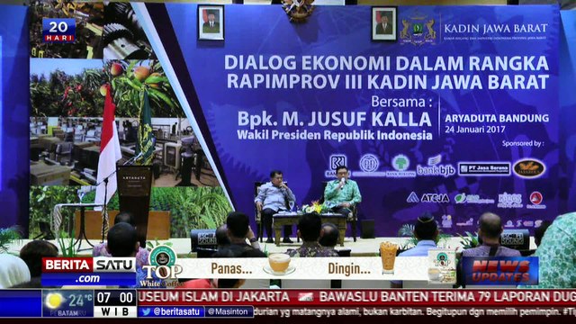 Jusuf Kalla Sindir Kebijakan KUR era SBY Salah Besar