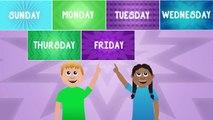 Learn the 7 Days of the Week Song for Kids – Learn Sunday Monday Weekdays – Kindergarten Preschool
