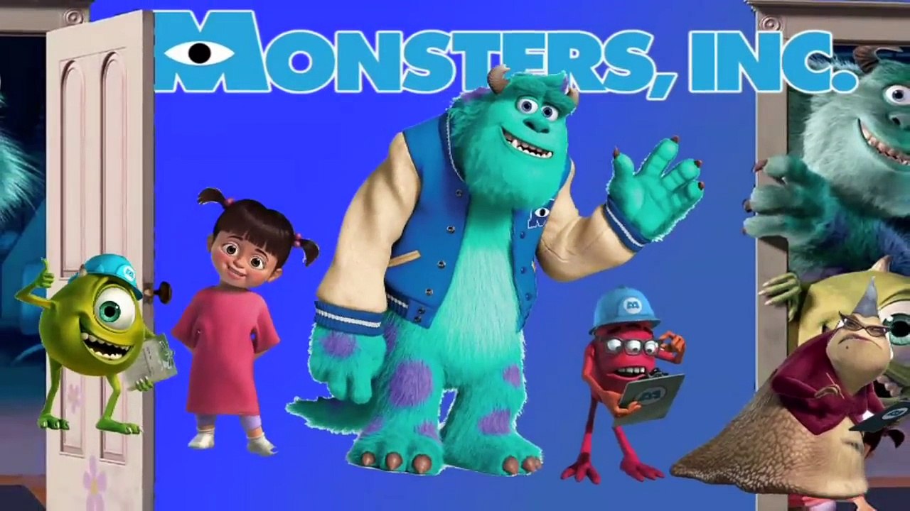 Monster Inc Finger Family | Nursery Rhyme for Children | 4K Video