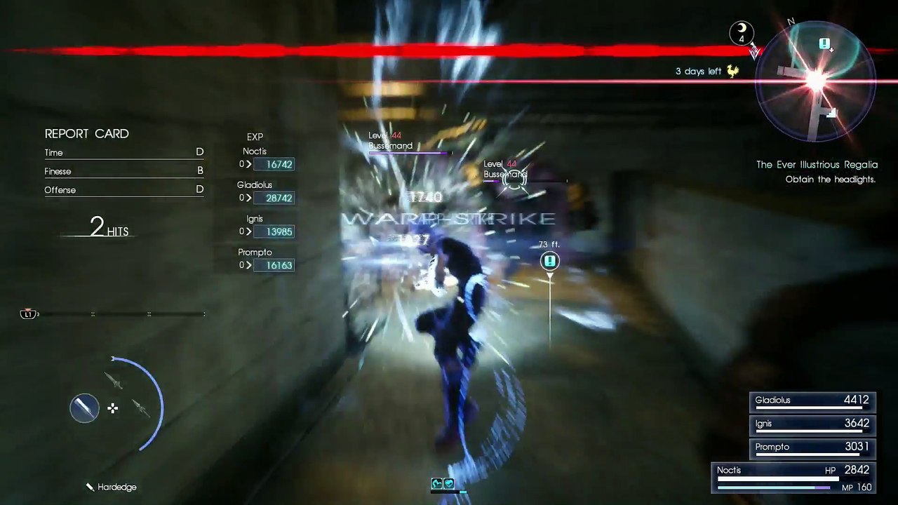 FINAL FANTASY XV FIRST TIME PLAYTHROUGH PART 128 THE EVER ILLUSTRIOUS REGALIA LOST HEADLIGHTS