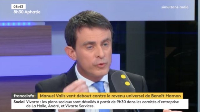 [Zap Actu] Attaques frontales entres Manuel Valls et Benoît Hamon (25/01/17)