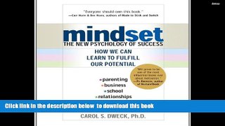 [PDF]  Mindset: The New Psychology of Success (Your Coach in a Box) Carol Dweck For Kindle