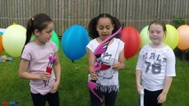 Nerf War Toy Challenge - Kinder Surprise Eggs - Charm U - Blind Bags - Bunch O Balloons Battle