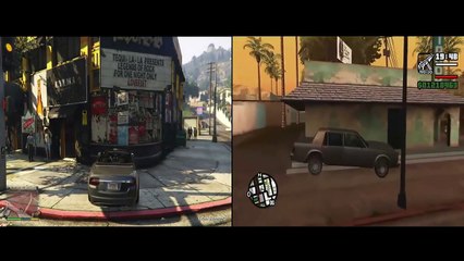 COMPARAÇÕES ENTRE GTA 5 E GTA SA