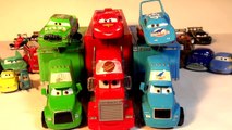 Disney Pixar Cars Lightning McQueen Chick Hicks and The King from the Cars Character Encyclopedia