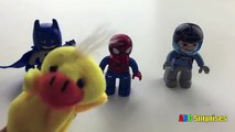 Abc Surprises Eggs Learn Animals Batman Spiderman Superman Thomas the Train Miles of Tomorrowland