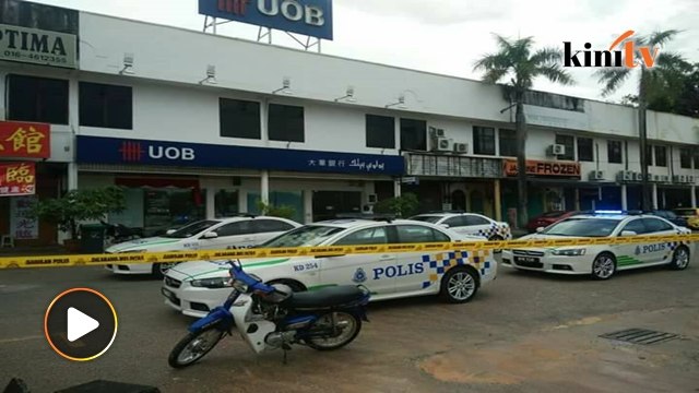 Video: Cubaan rompak bank digagalkan pengawal keselamatan