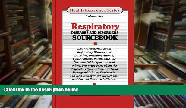 PDF Respiratory Diseases Disorders Sourcebook: Basic Information about Respiratory Diseases and